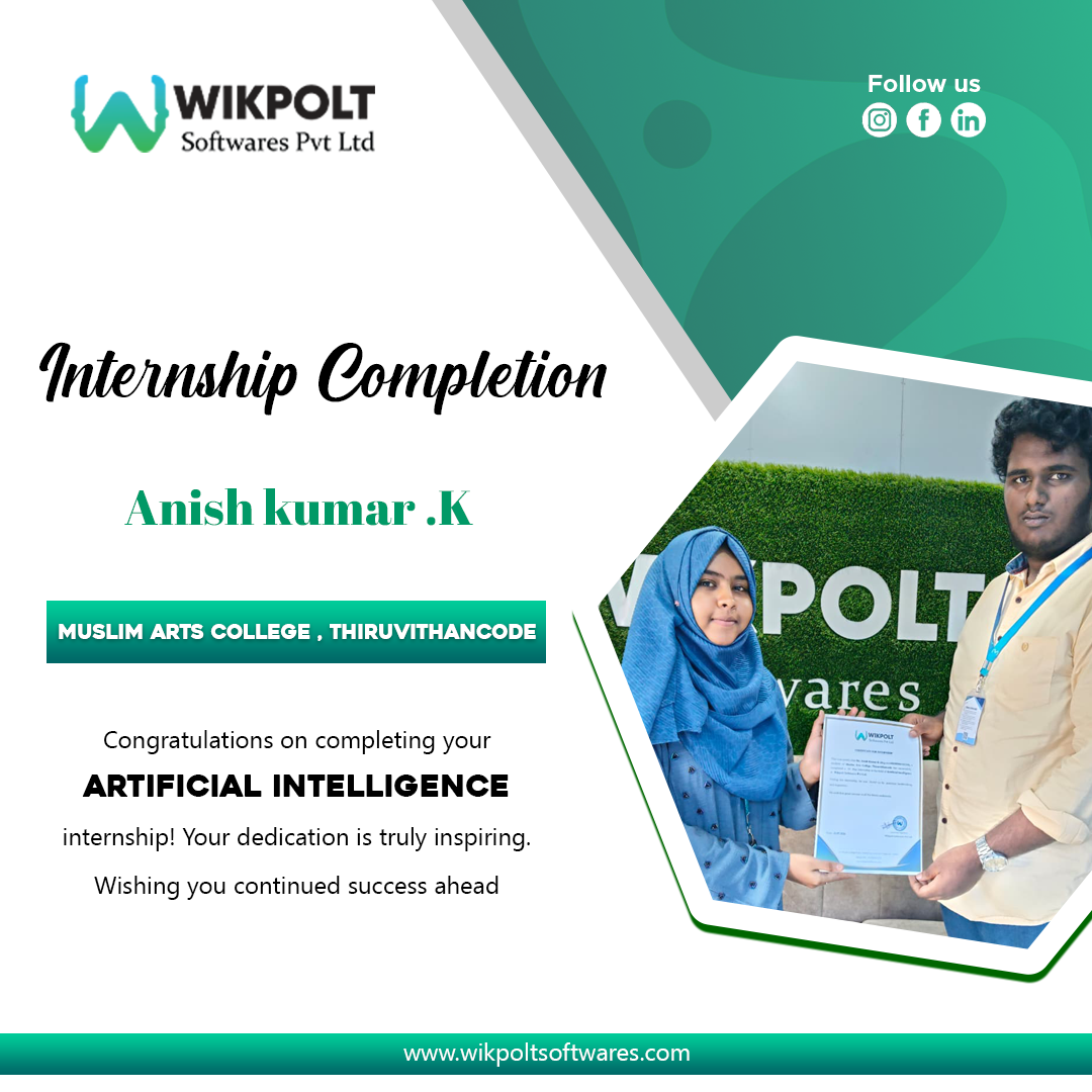 Wikpolt internship completion